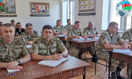 Azərbaycan Ordusunun Mühəndis Qoşunlarında təlim keçirilib